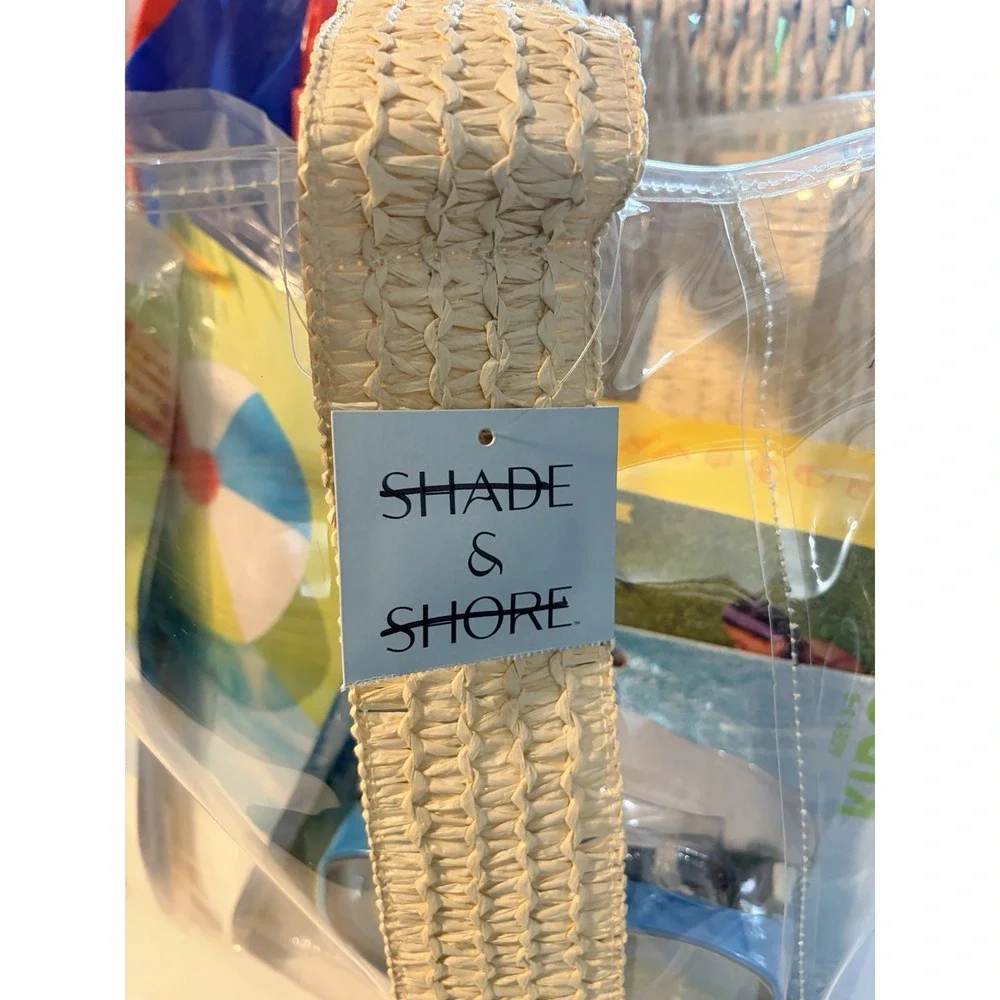 Clear Summer Tote - Kid's Snorkel Set, Mini Pool, Beach Balls & Speedo Swim Mask